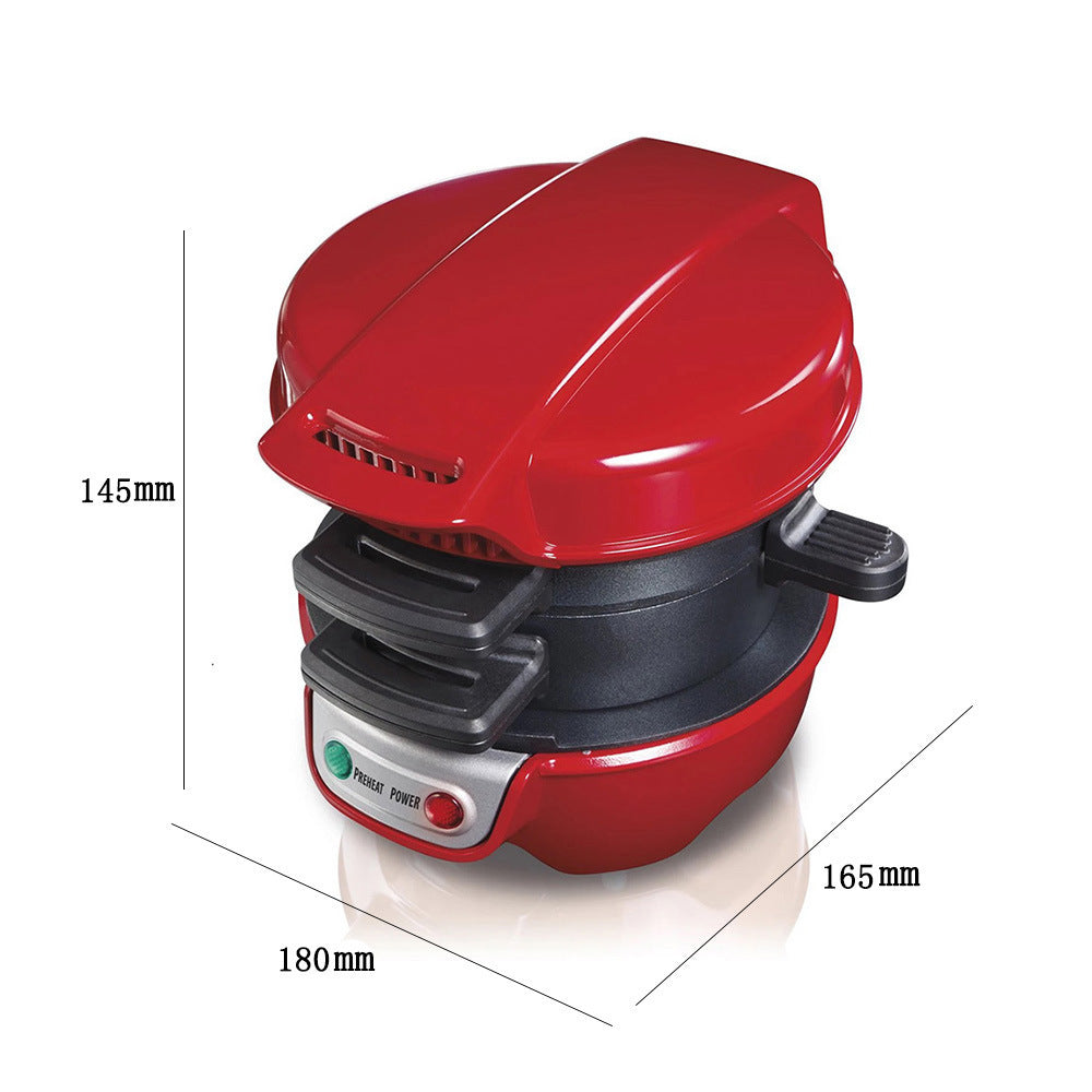 110V Non-Stick Hamburger Maker - Sandwich Machine & Fried Egg Toaster