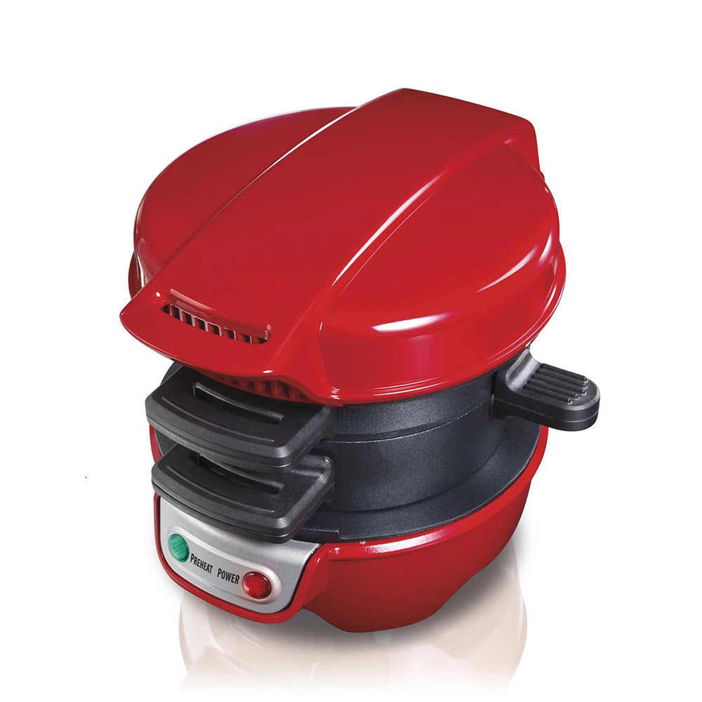 110V Non-Stick Hamburger Maker - Sandwich Machine & Fried Egg Toaster