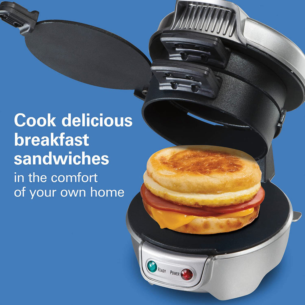 110V Non-Stick Hamburger Maker - Sandwich Machine & Fried Egg Toaster