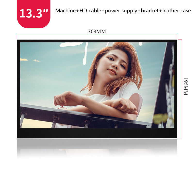 13.3 Inch IPS HD Portable Display HDMI Mobile Phone Computer Screen Projection