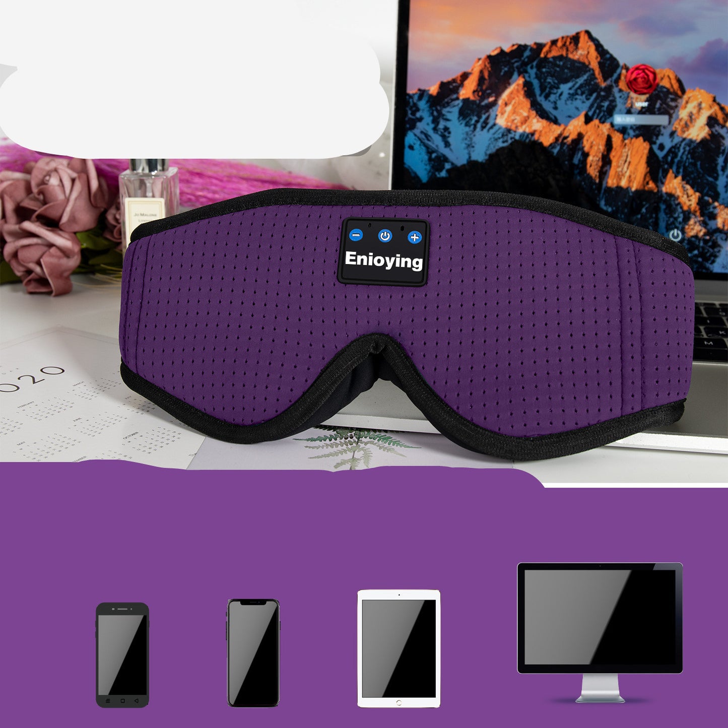 3D Wireless 5.2 Bluetooth Music Eye Mask Stereo Shading we offer 10% off for any purchases