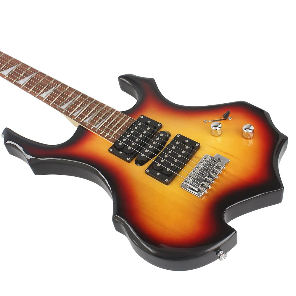 24 Frets 6 Strings Electric Guitar Maple Body Electric Guitar Guitarra With Bag Speaker Necessary Guitar Parts & Accessories