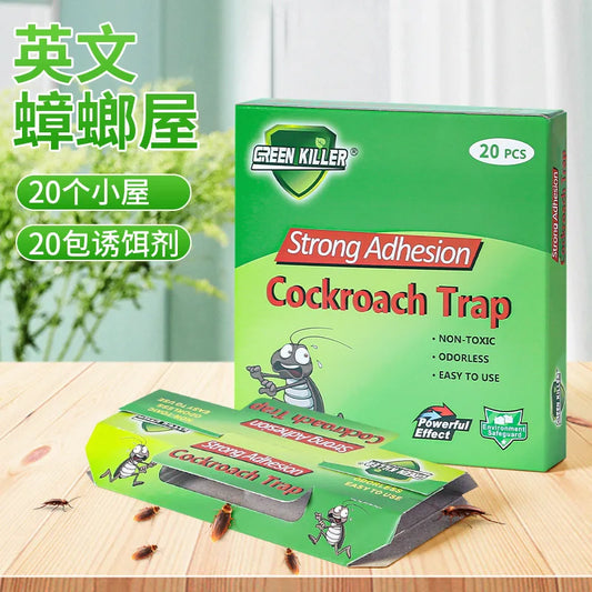 2024 Non-Toxic Cockroach Trap House - Strong Sticky Lure, Whole Nest Elimination, Magic Home Pest Control