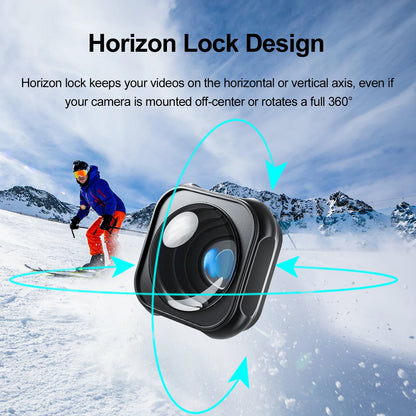 2024 TELESIN Ultra-wide Angle 155° Lens Mod GoPro12 Anti Shake Aluminum Alloy Waterproof Max Lens Mod For GoPro Hero 9 10 11 12