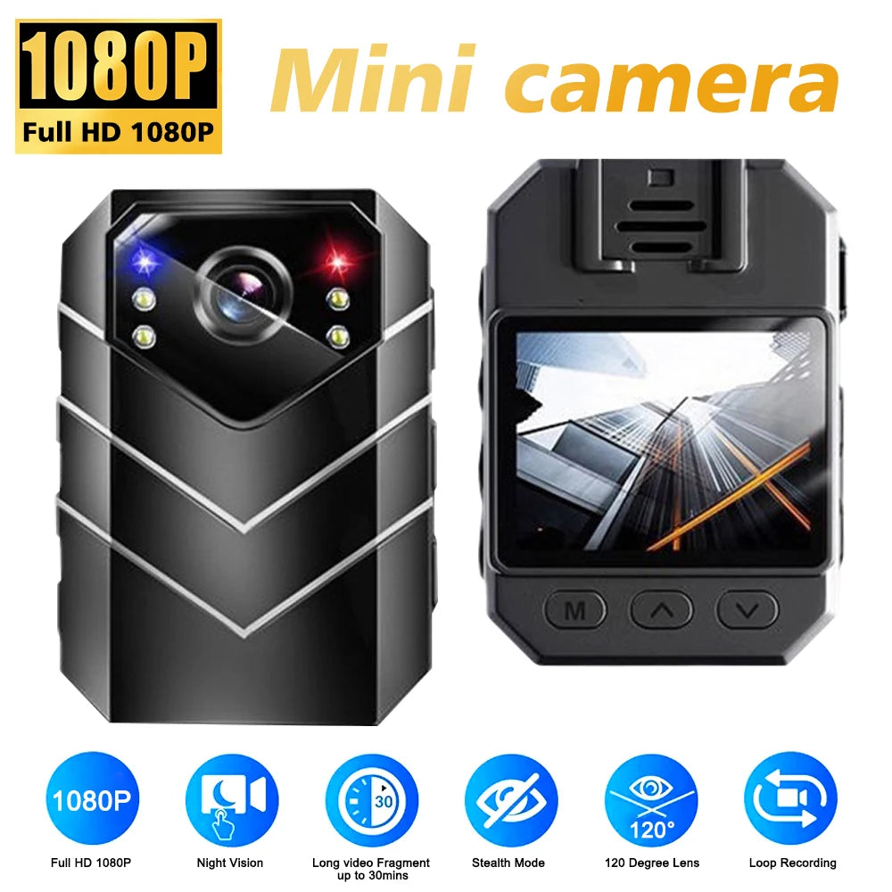 Z1/Z2 Body Worn Mini Camera Police HD 1080P DVR Video Recorder Security Cam 240*320 IR Night Vision Mini Camcorders WE OFFER 10% OFF FOR ALL PURCHASES