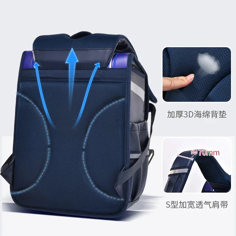 2024 Waterproof children School Bags For Girls Boys Kids Schoolbag Primary Orthopedic school Backpack book bag 8-14 years old FREE SHIPPING FREE SHIPPING