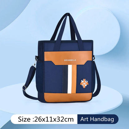 2024 New School Bags For Boys Girls England Style Primary Student Shoulder Orthopedic Backpack Large Capacity Light Mochila FREE SHIPPING FREE SHIPPING