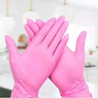 20/50pcs disposable Nitrile Gloves latex gloves cleaning hygiene household Cleaning For Work Kitchen Cooking Tools Work gloves