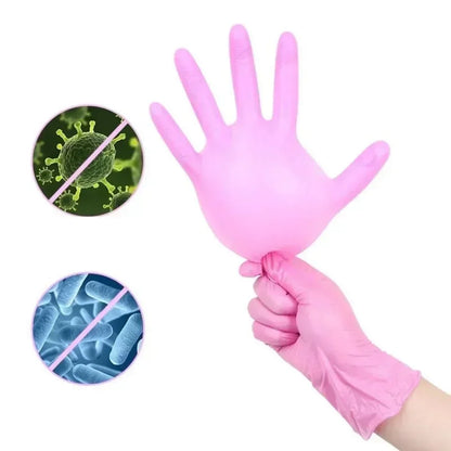 20/50pcs disposable Nitrile Gloves latex gloves cleaning hygiene household Cleaning For Work Kitchen Cooking Tools Work gloves