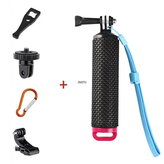 2024 Water Floating Hand Grip Handle Mount Float Buoyancy Rod For Gopro Hero 12 11 10 9 8 7 6 5 4 3 Xiaomi Yi 4K SJ4000 Action Camera