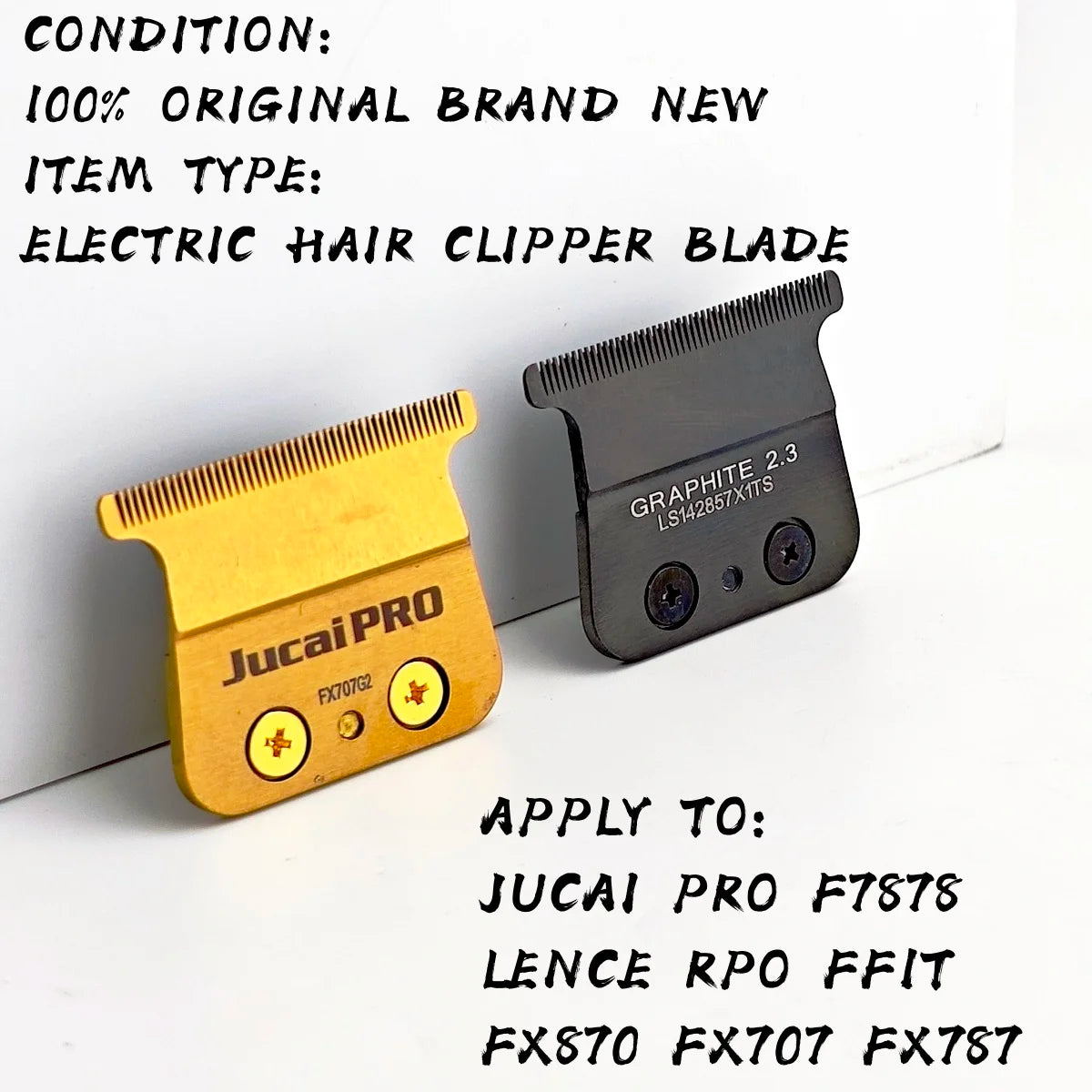 2024 Original replacement blade FF1T trimmer F7878 blade carbon steel graphene coated blade professional hair clipper spare blade