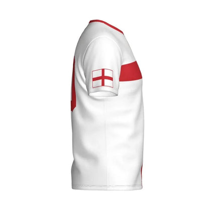 2024 England Flag Badge 3D T-shirt for men's and women's T-shirt team clothing Football fans gift